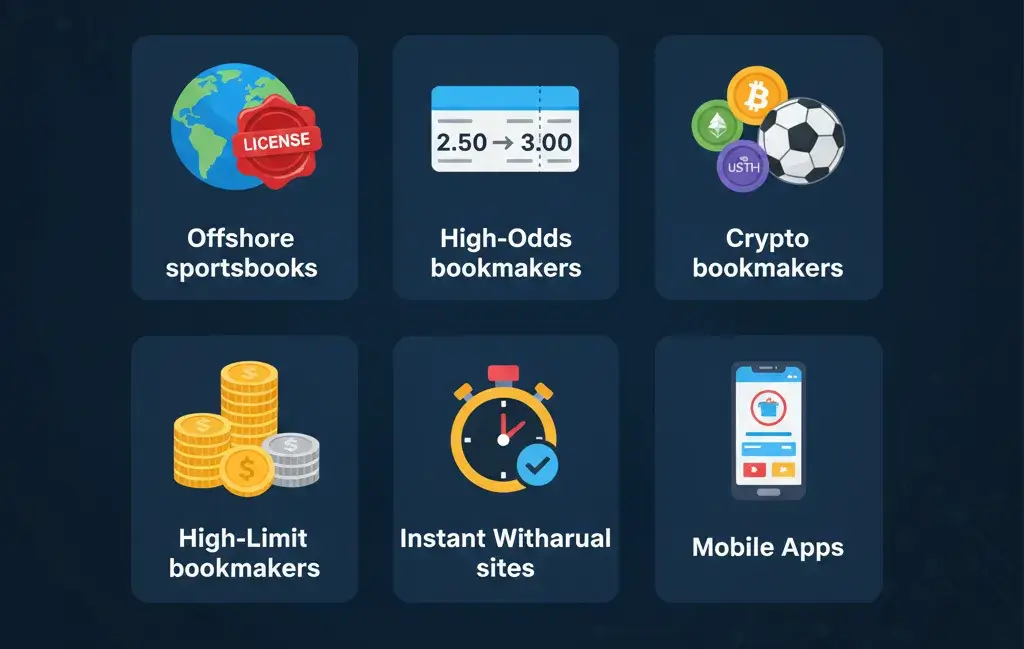non GamStop bookmakers,